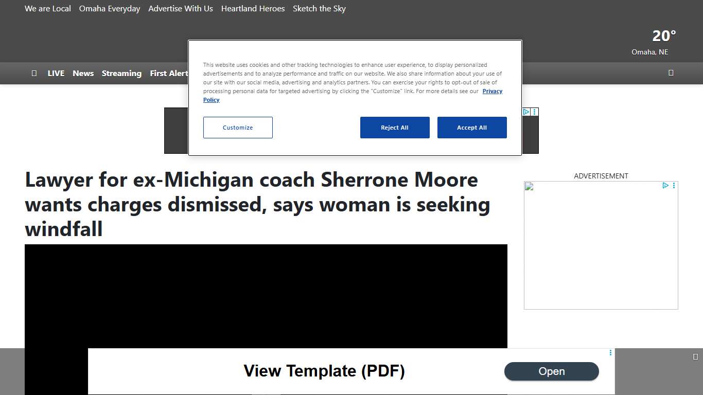 Lawyer for ex-Michigan coach Sherrone Moore wants charges dismissed, says woman is seeking windfall